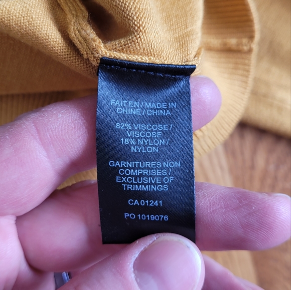 Simons, Le 31 brand, NWOT gold breathable turtleneck. Viscose and nylon. US XL - Picture 11 of 11
